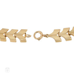 Tiffany & Co. gold collar necklace