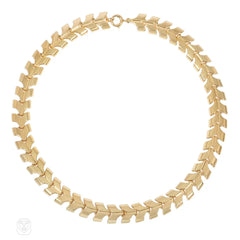 Tiffany & Co. gold collar necklace