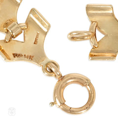 Tiffany & Co. gold collar necklace