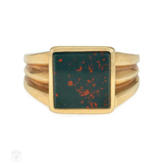 Tiffany Retro bloodstone signet ring