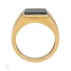 Tiffany Retro bloodstone signet ring