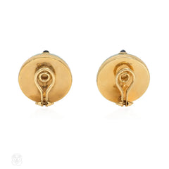 Trianon Sapphire diamond and hardstone earrings