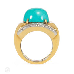 Turquoise and diamond ring, David Webb