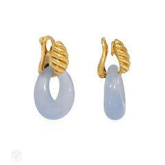 Van Cleef & Arpels, France chalcedony doorknockers