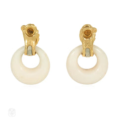 Van Cleef & Arpels, France white coral doorknockers