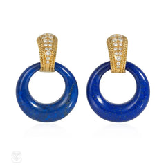 Van Cleef & Arpels Mid-Century, interchangeable hoop earrings