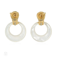 Van Cleef & Arpels Mid-Century, interchangeable hoop earrings
