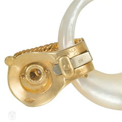 Van Cleef & Arpels Mid-Century, interchangeable hoop earrings