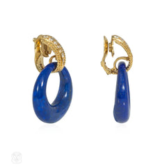 Van Cleef & Arpels Mid-Century, interchangeable hoop earrings