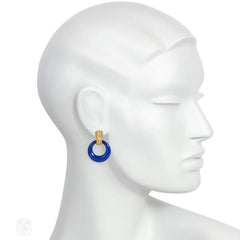 Van Cleef & Arpels Mid-Century, interchangeable hoop earrings