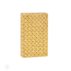 Van Cleef & Arpels, midcentury gold and sapphire travel clock