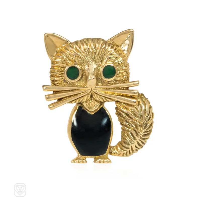 Vca Mid - Century Cat Pin