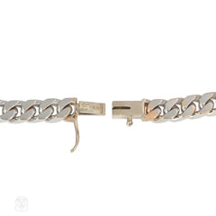 White gold curblink chain
