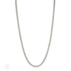 White gold curblink chain