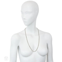 White gold curblink chain